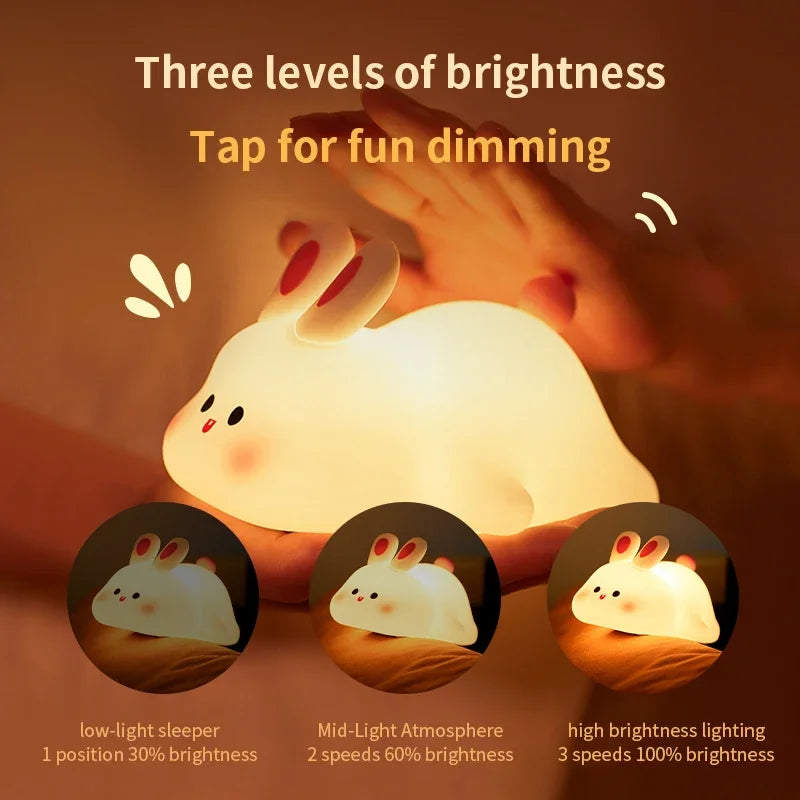 Big Face Rabbit Night Light