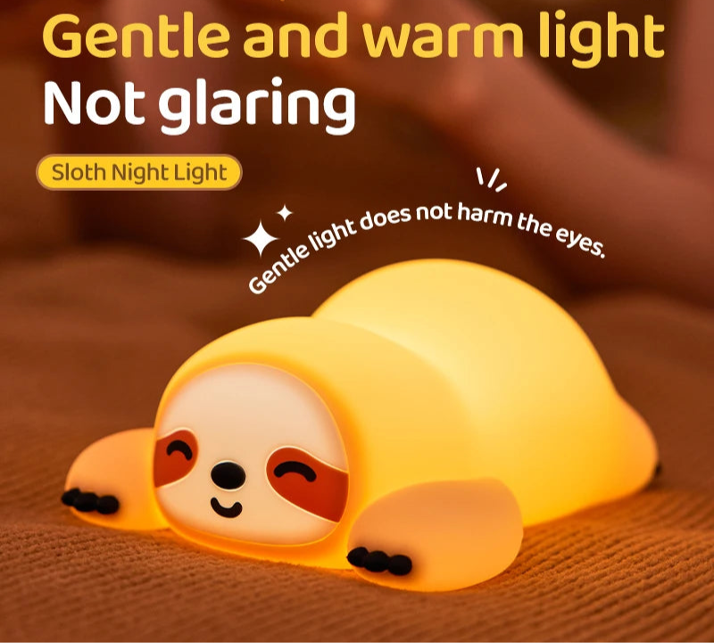 Happy Sloth Night Light