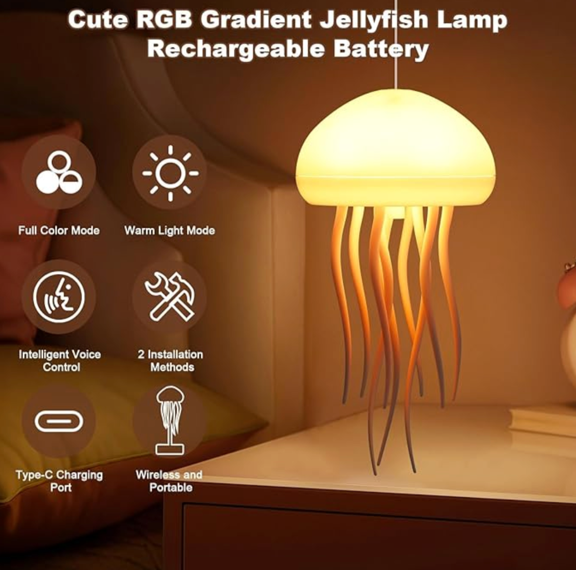 Jellyfish Night Light